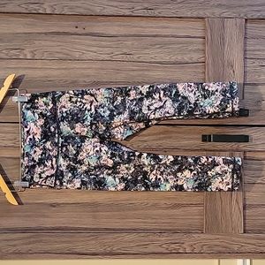 Lululemon Wunder Under Dapple Daze Multicolor Crop Leggings Size 6